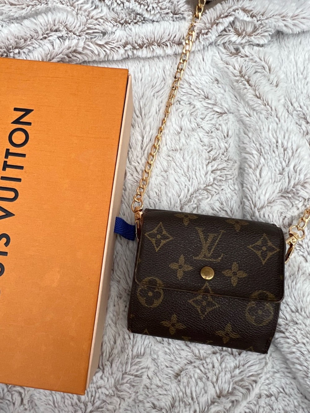 Louis Vuitton Monogram Mini Crossbody in Brown and Gold - Picture 2 of 10